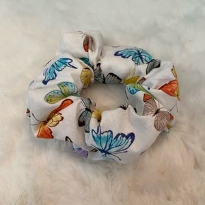 Buy 2/$12 Hand made scrunchie, butterfly’s